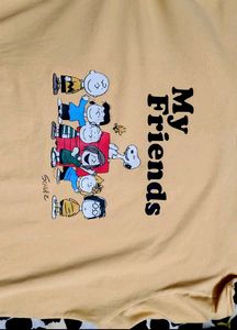 Peanuts "My Friends" Oversized Graphic T-Shirt
