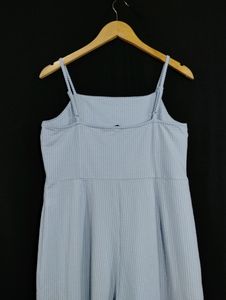 Light Blue Single Strap Jumpsuit (Women)