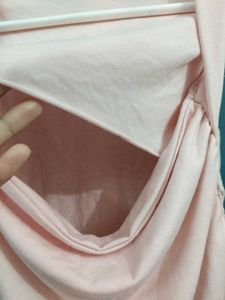 Pink Backless Top