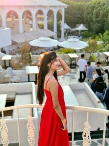 Stunning Red High Slit Maxi Dress