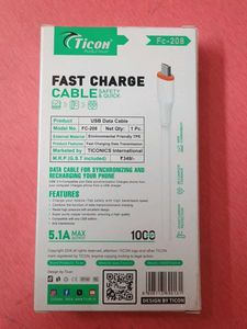 Ticon Micro Fast Charge Cable - Model - Fc-208