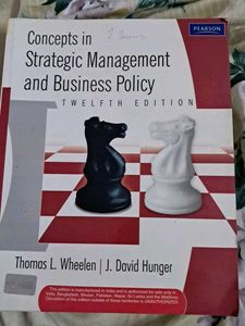 Concept In Strategic Management & Business Policyc