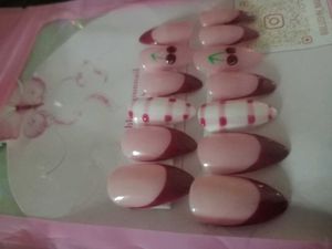 Cherry themed Press on nail set