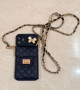 Phone case with long chain & card space 12/12pro