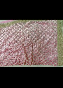 Beautiful Pink Embroidered Saree