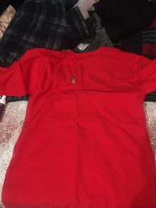 kashmiri Red Embroidered Kurta