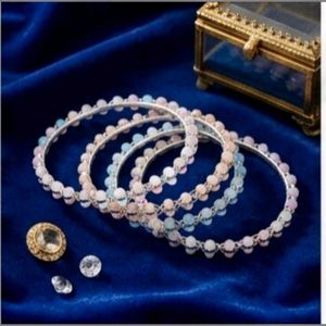 Elegant Beaded Charm Bracelet ( set of 4) each col