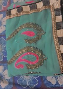 Elegant Embellished Saree