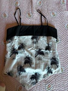 Stylish Camisole Top with Bamboo Print