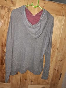 Gray Graphic Hoodie