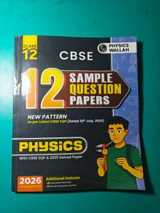Class 12th Pw sample papers.