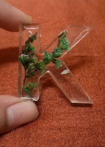 Blooming Flower Resin Keychain
