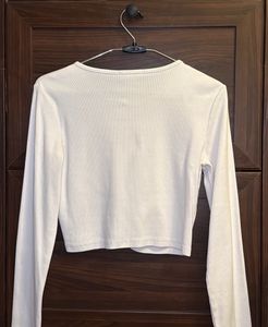 Zara Ribbed Cropped Cardigan