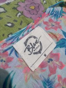 Floral Print Kaftan Top