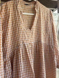 Chic Gingham Tiered Mini Dress