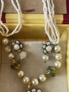 pearl Beaded Necklace Set