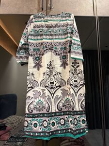 M size Printed Kurta with palazzo
