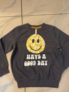 Girls Smiley Face Sweatshirt &amp; Joggers Set