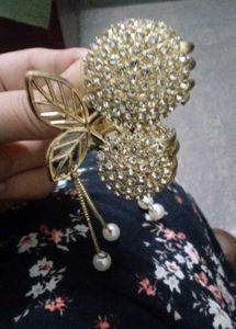 Chic Rhinestone Butterfly Hair Claw