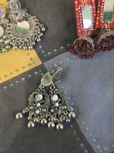 Set of 3 Ethnic Earrings