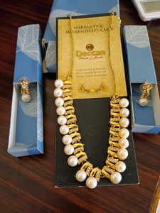 Deccan Pearls & Jewels Pearl Necklace Set