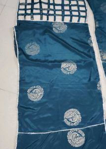 Teal Blue Salwar Kameez Set