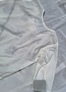 White Kurti + FREE BIBA Kurt