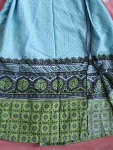 Blue Printed Kurta Aurelia XXL