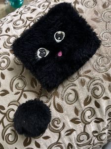 Trendy Fur Material Small Wallet