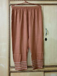 Emperus Women's Rust Brown Kurta Set | XL
