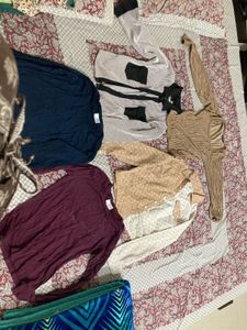 Trendy Women’s Tops & Shirts Combo Lot (Set of 5)