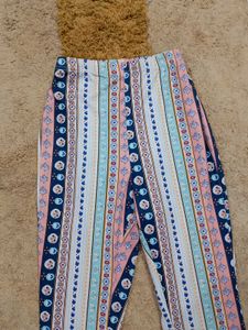 Boho Print Flare Pants