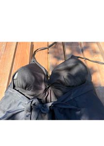 Ruffled Halter Bikini Top