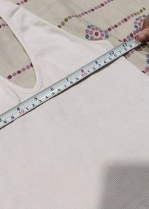 White Halter Neck Crop Top