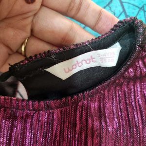 Shimmery Purple Top