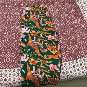 Vibrant Floral Print Kurta with pants