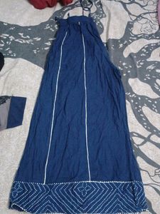 Kurta Wot Wide Plazo Wit Gota Detailing