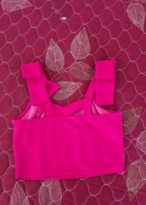 Vibrant Pink cute top