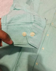 Invictus Men's Aqua Button-Down Shirt