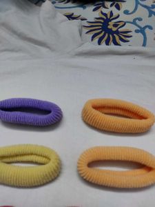 Colorful Hair Ties &amp; Scrunchies Set
