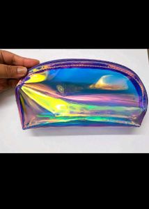 Iridescent Cosmetic Pouch