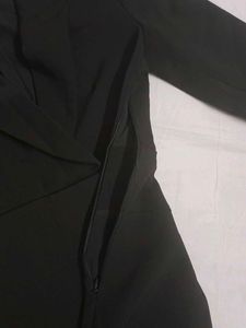 Chic Black Blazer Dress