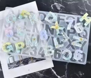 Alphabet &amp; Number Silicone Mold For Resin Art