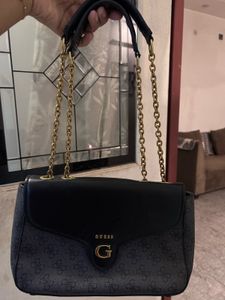 Guess Black & Grey Shoulder Bag
