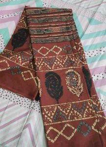 pure mul cotton ajrakh dupatta