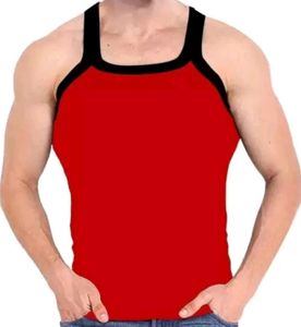 Cotton Fabric Gym Vest Pack Of 5