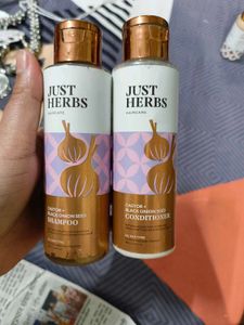 Combo Of Just Herbs Shampoos And Conditioners