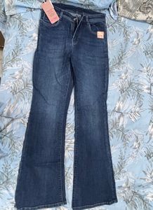 Flared Dark Wash Jeans