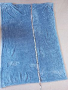 Soft Blue Plush Blanket
