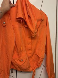 Bright Orange Hooded Jacket